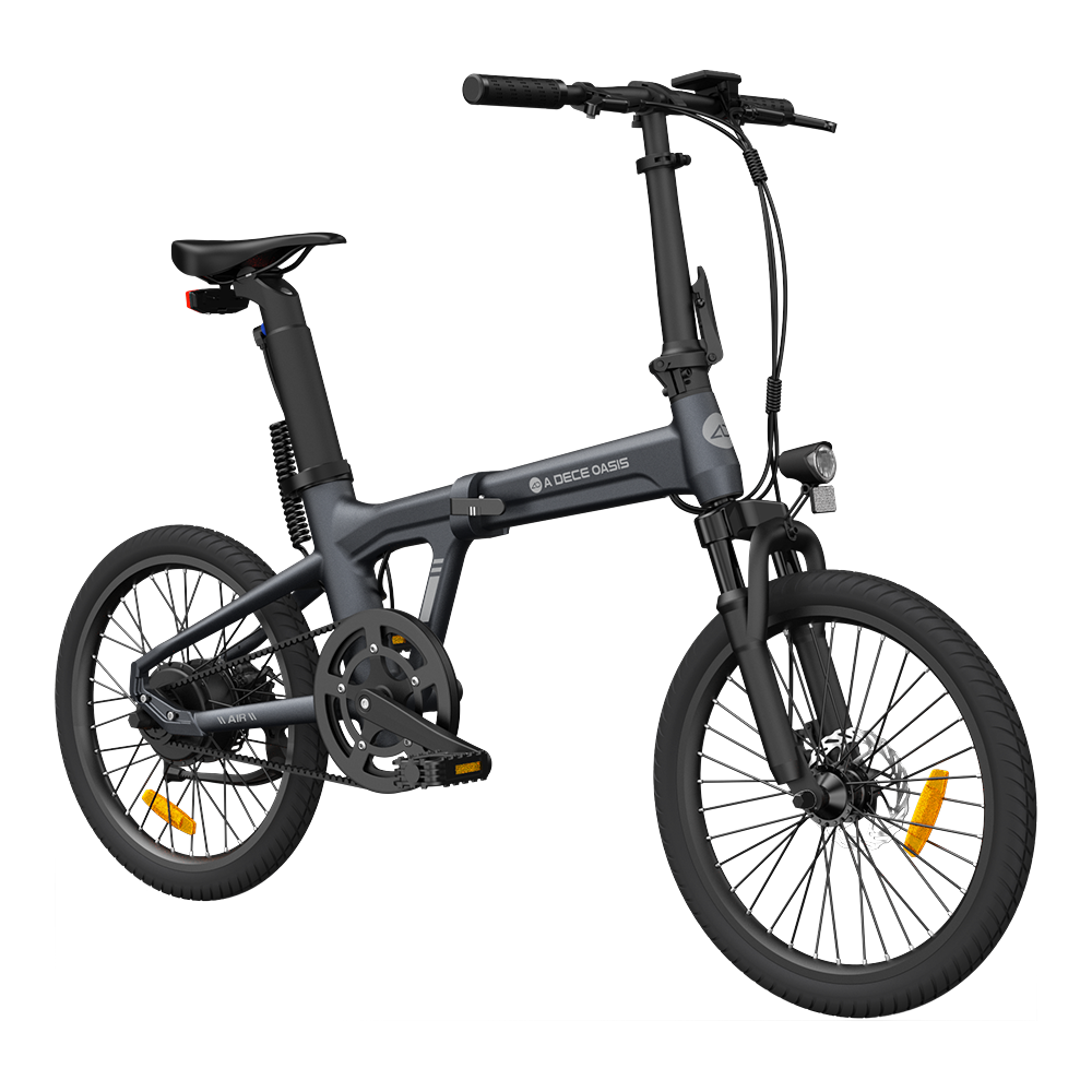 ADO AIR20S folding electric bicycle in Indigo Grey color 2