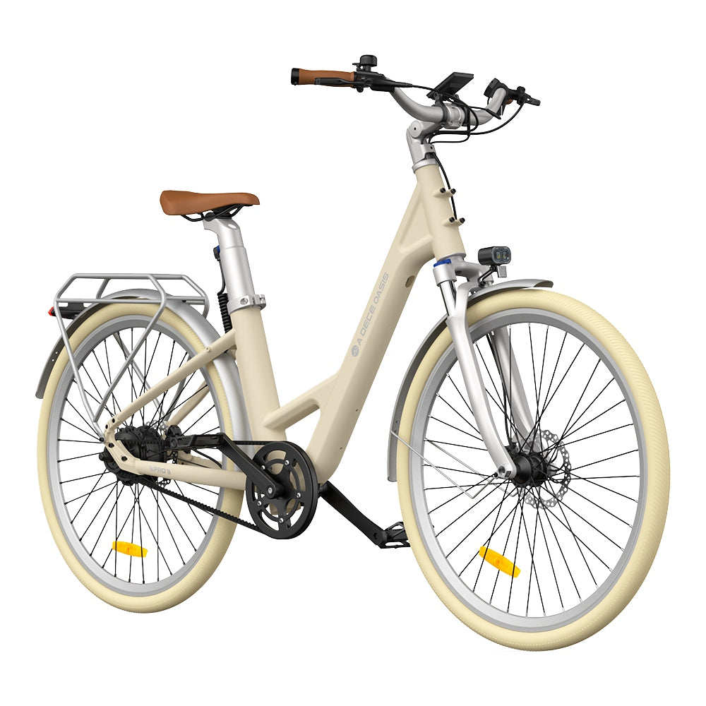 ADO AIR28 PRO electric bicycle in Amble Latte color 2