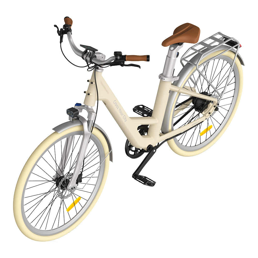 ADO AIR28 PRO electric bicycle in Amble Latte color 3