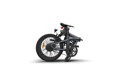 ADO AIR20S folded electric bicycle in Indigo Grey color
