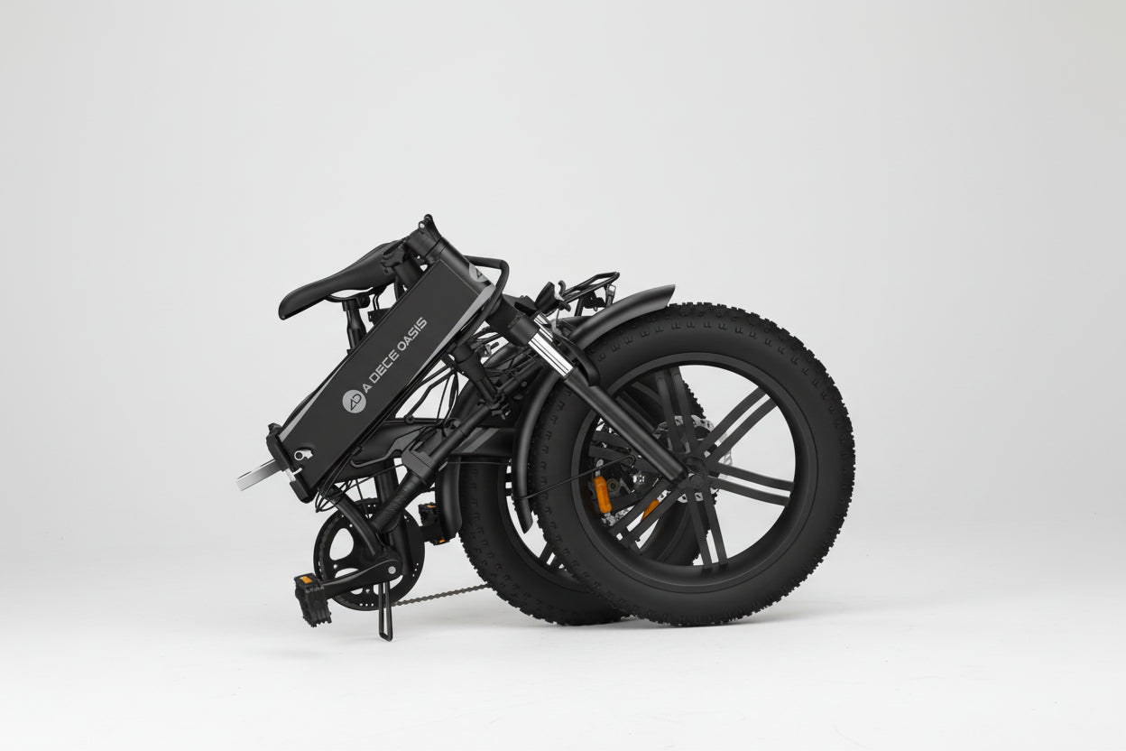 Black A20F BEAST e-bike by Vélo ADO Canada with sleek frame and modern design, perfect for urban cycling.