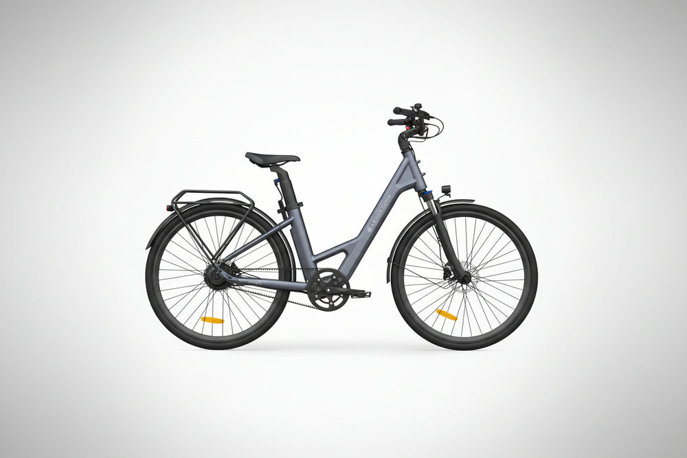 ADO AIR28 ULTRA electric bicycle in Indigo Grey color