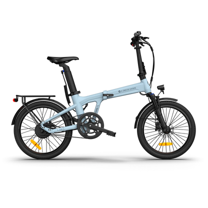 ADO AIR20 PRO electric bicycle in Pastel Blue color