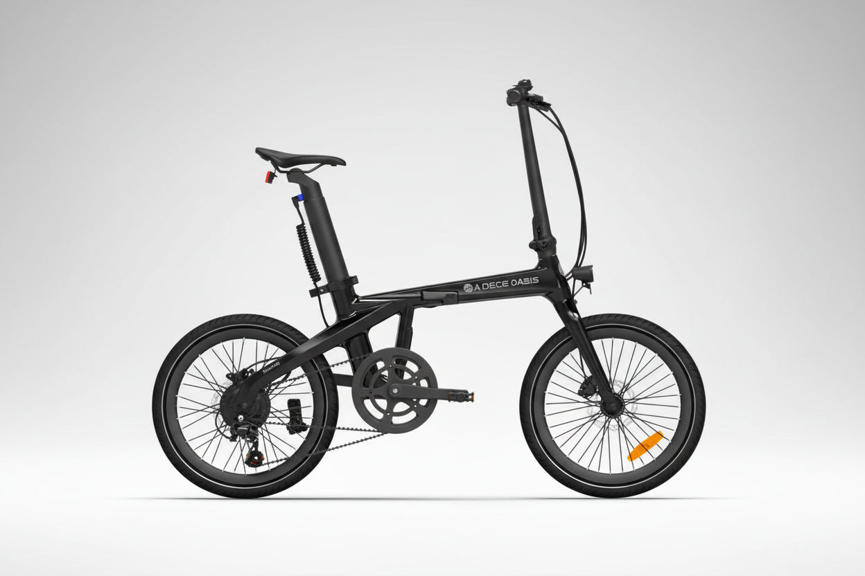 Black Vélo ADO Canada AIR CARBON PRO bicycle helmet with sleek design and adjustable straps.