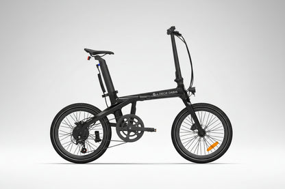 Black Vélo ADO Canada AIR CARBON PRO bicycle helmet with sleek design and adjustable straps.